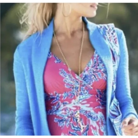 Lilly Pulitzer Maxi, small, Sloane Pink Samba - Picture 7 of 7